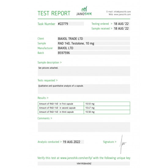 Testolone (RAD140)