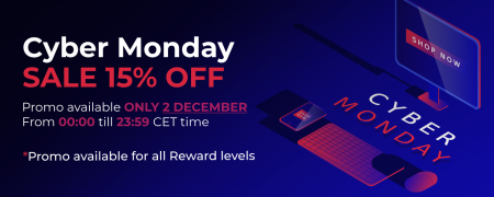 [Terminado] Promoción de Cyber Monday - ¡15% de descuento en todos nuestros productos!