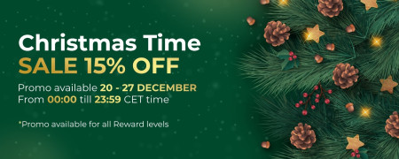 [Termine] ¡Promoción de Navidad - 15% de descuento en todos nuestros productos!