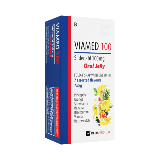 VIAMED 100 (Sildenafil Citrate) Oral Jelly