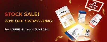 Stock Sale - 20% OFF on all our products!