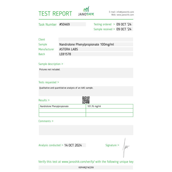 Nandrolone Phenylpropionate (NPP)