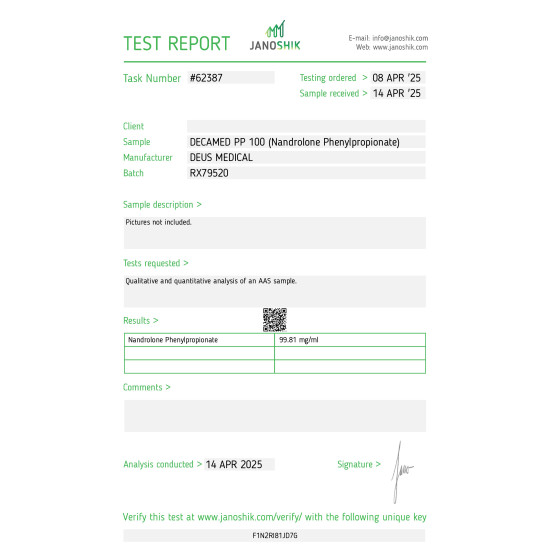 DECAMED PP 100 (Nandrolone Phenylpropionate)