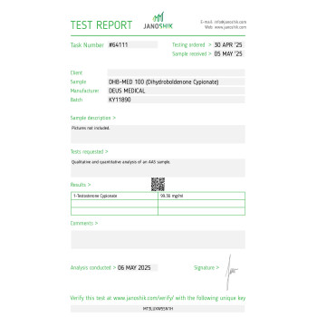 DHB-MED 100 (Dihydroboldenone Cypionate)