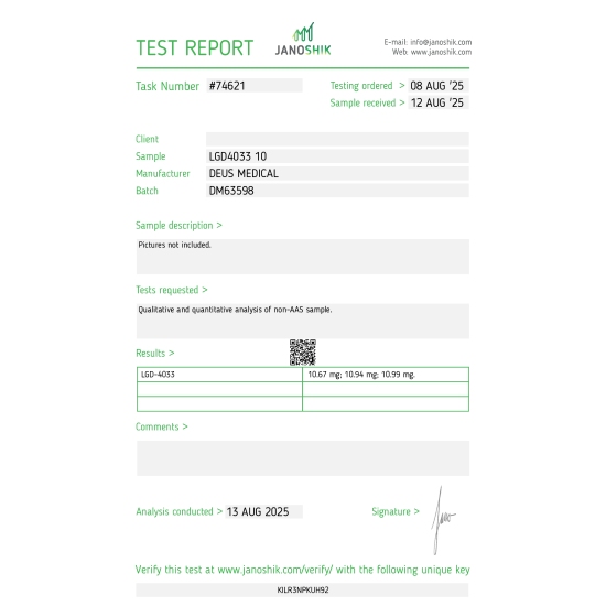 LGD4033 10 (Ligandrol)